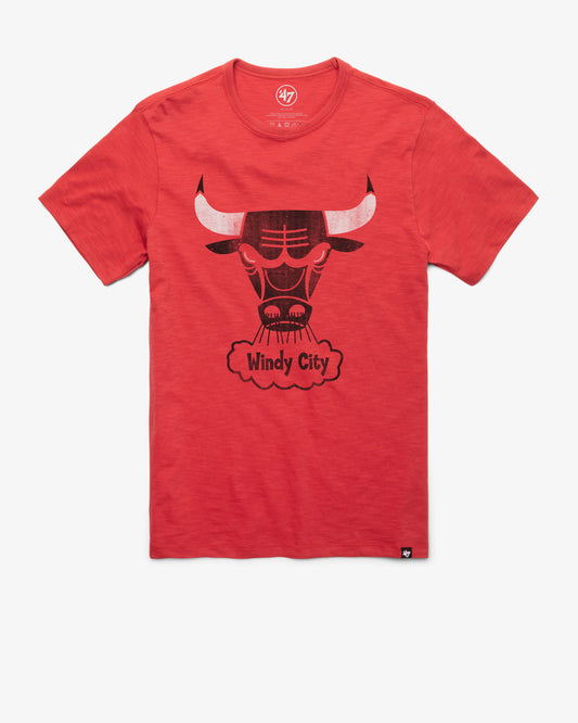 CHICAGO BULLS HARDWOOD CLASSICS GRIT '47 SCRUM TEE