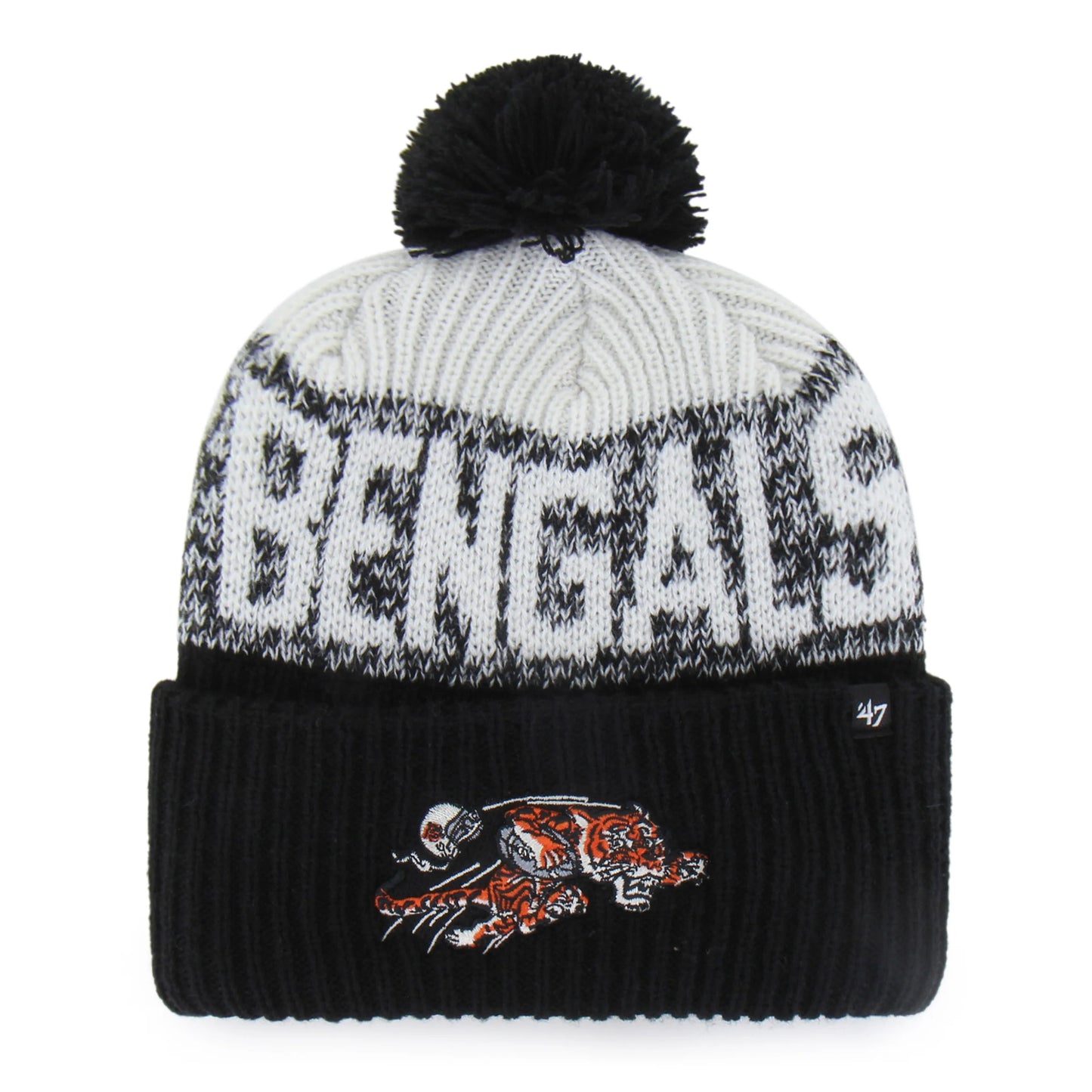 Cincinnati Bengals Historic Bone Chill '47 Cuff Knit