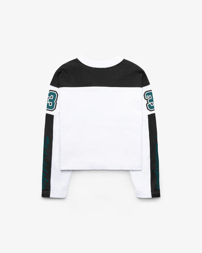 PHILADELPHIA EAGLES EXCLAMATION '47 WOMEN'S METRO JERSEY TEE