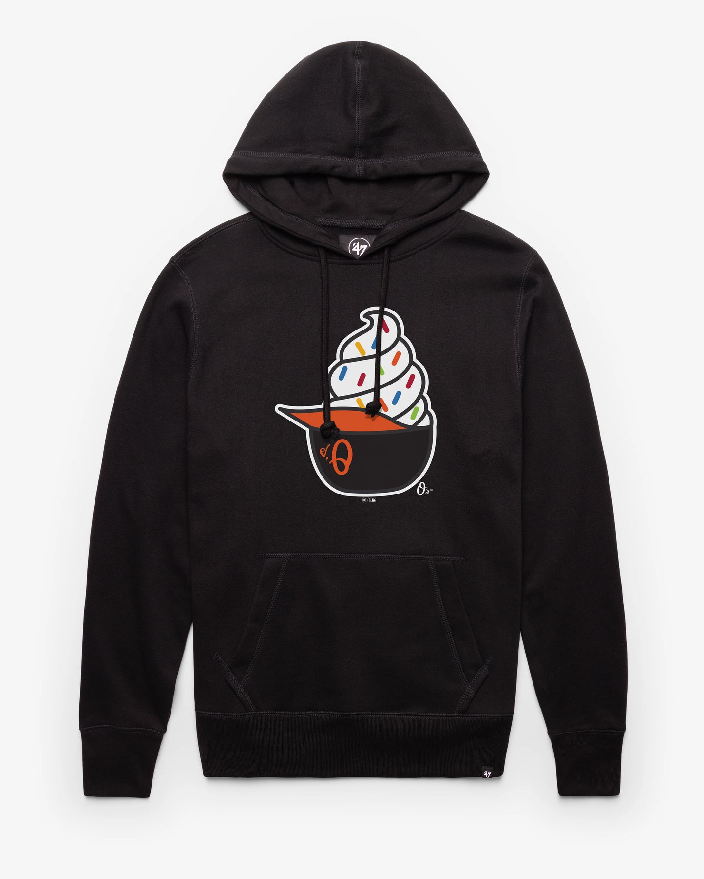 BALTIMORE ORIOLES ICE CREAM '47 HEADLINE HOOD