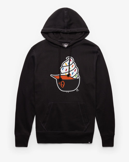 BALTIMORE ORIOLES ICE CREAM '47 HEADLINE HOOD