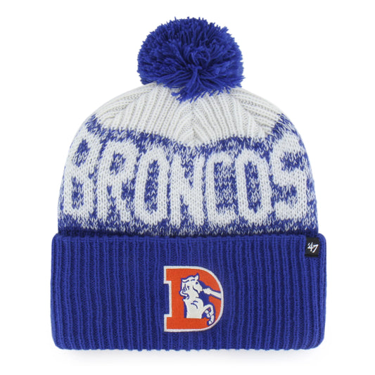 Denver Broncos Historic Bone Chill '47 Cuff Knit