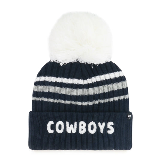 DALLAS COWBOYS FUZZY SCRIPT '47 WOMEN'S CUFF KNIT