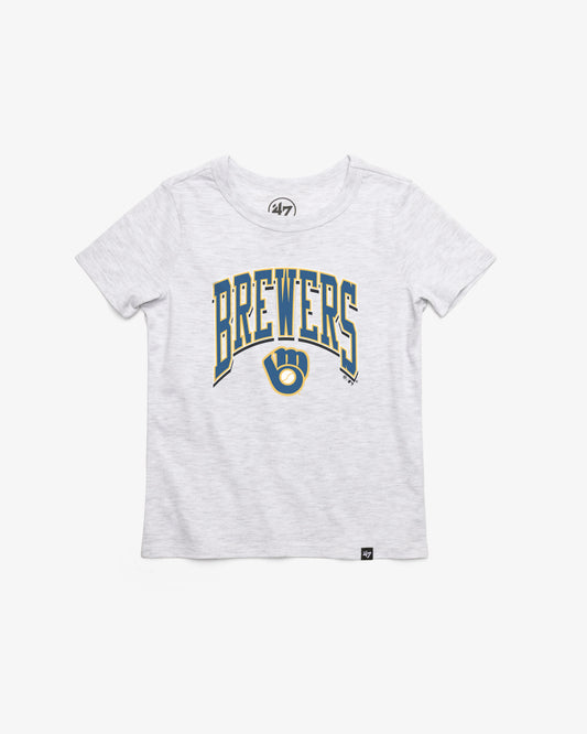 MILWAUKEE BREWERS COOPERSTOWN WALK TALL '47 FRANKLIN TEE KIDS