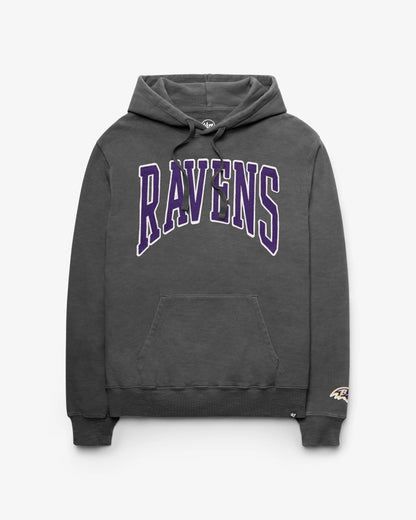 BALTIMORE RAVENS GROTON WELL WORN '47 FRENCH TERRY HOOD