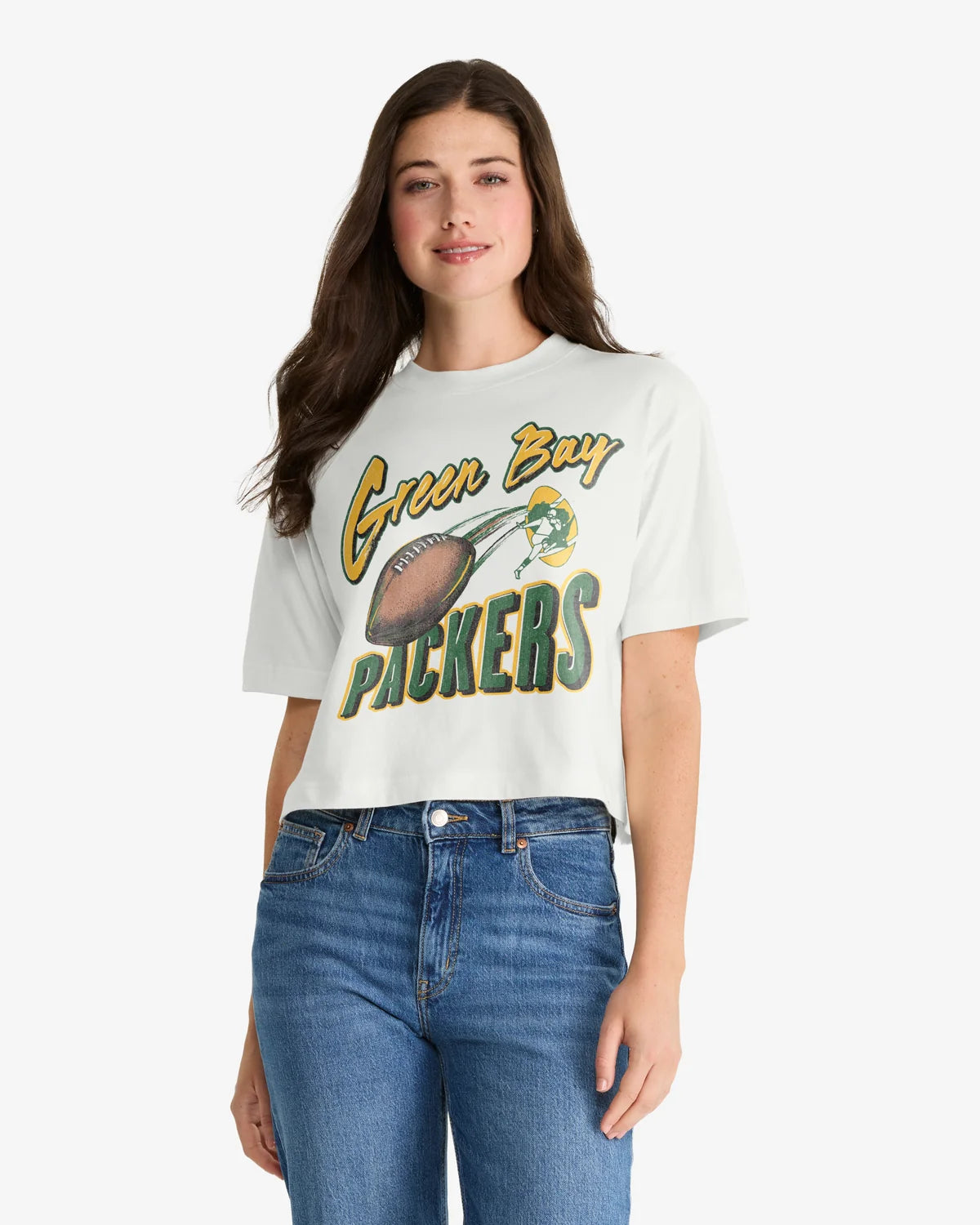 GREEN BAY PACKERS HISTORIC DIME TIME '47 REED CITY TEE WOMENS