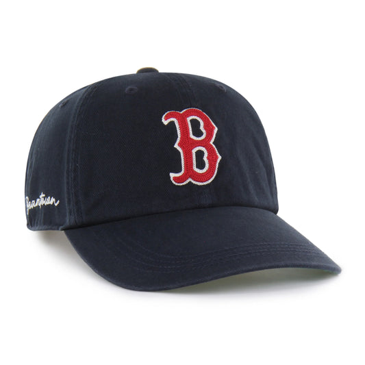 BOSTON RED SOX CHAIN SIDE STITCH '47 CLEAN UP LONG VISOR