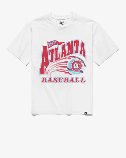 ATLANTA BRAVES CITY CONNECT GAME WORN CURVE '47 FOUNDATION TEE