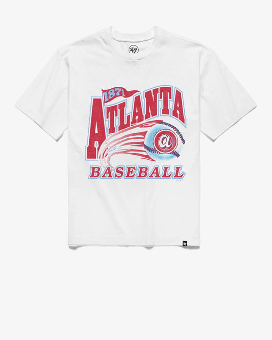 ATLANTA BRAVES CITY CONNECT GAME WORN CURVE '47 FOUNDATION TEE