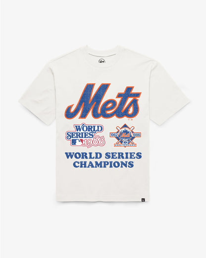 New York Mets Cooperstown World Series Encased '47 Foundation Tee