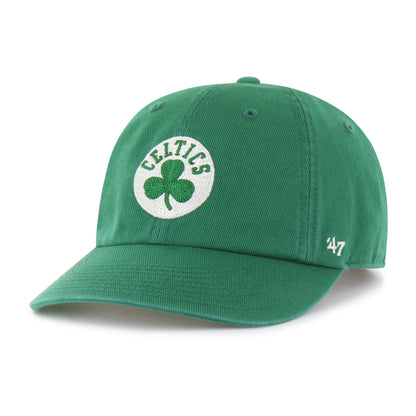 BOSTON CELTICS CHAIN SIDE STITCH '47 CLEAN UP ROUND VISOR