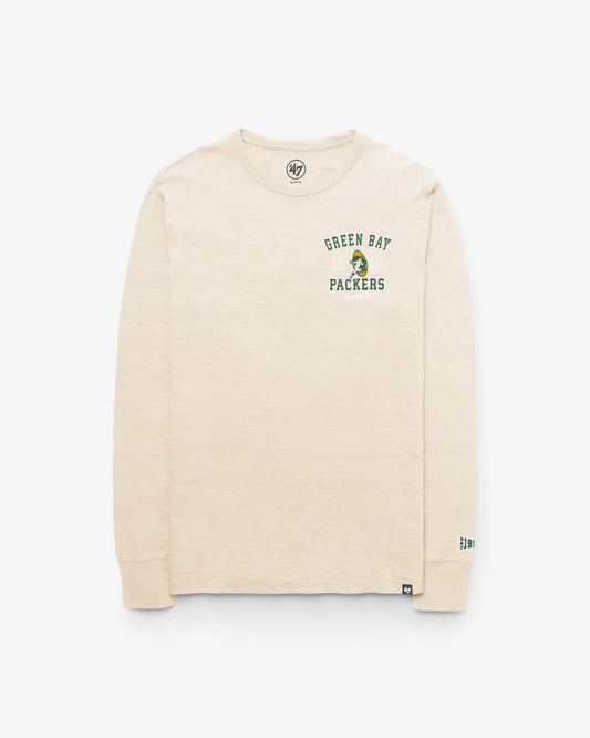 GREEN BAY PACKERS HISTORIC EGREMONT WELL WORN '47 HEAVY SLUB LONG SLEEVE TEE
