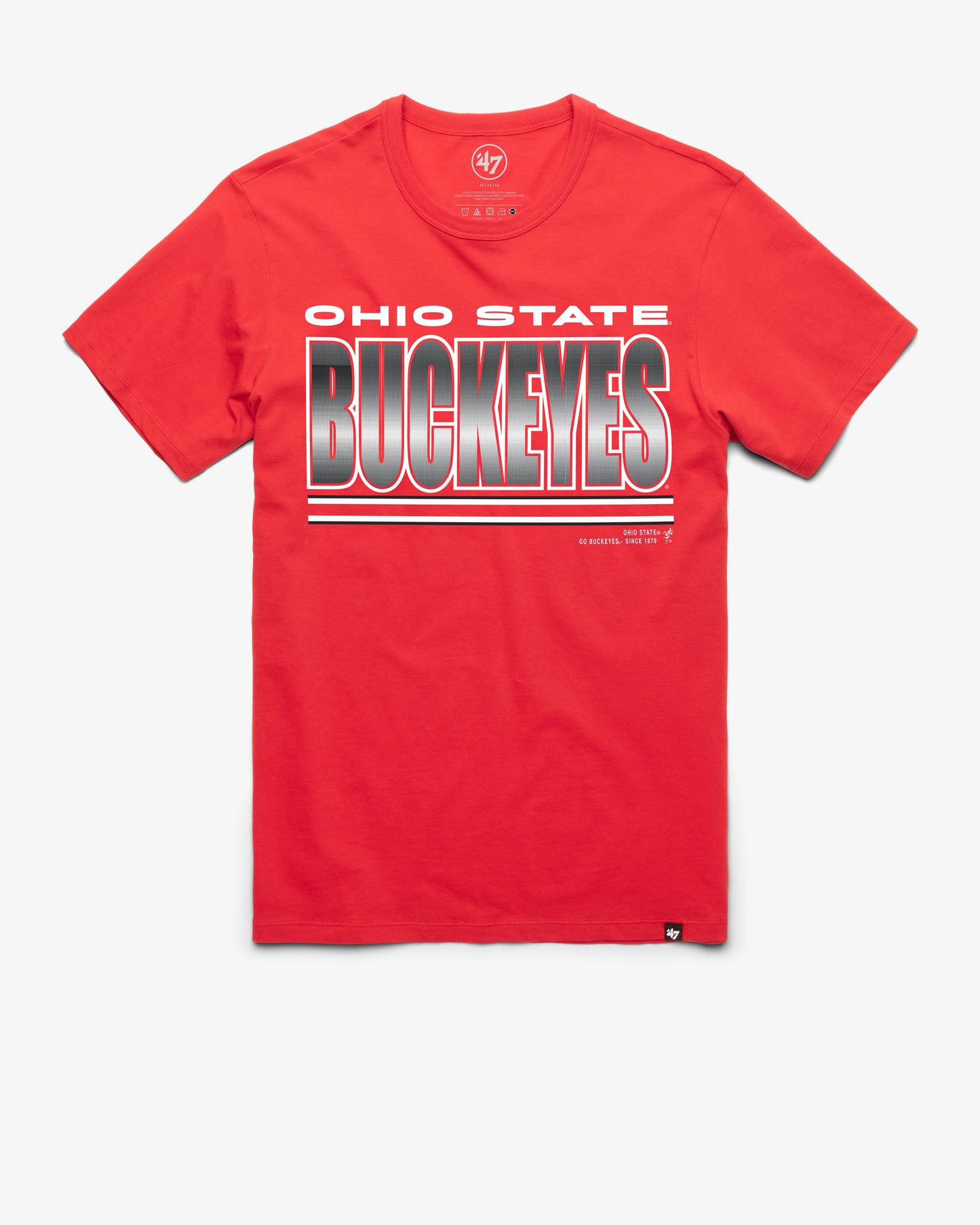 OHIO STATE BUCKEYES VINTAGE '47 THUNDER RIP FRANKLIN TEE