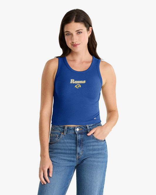 LOS ANGELES RAMS STRAIGHT CUT '47 BABY RIB TANK WOMENS