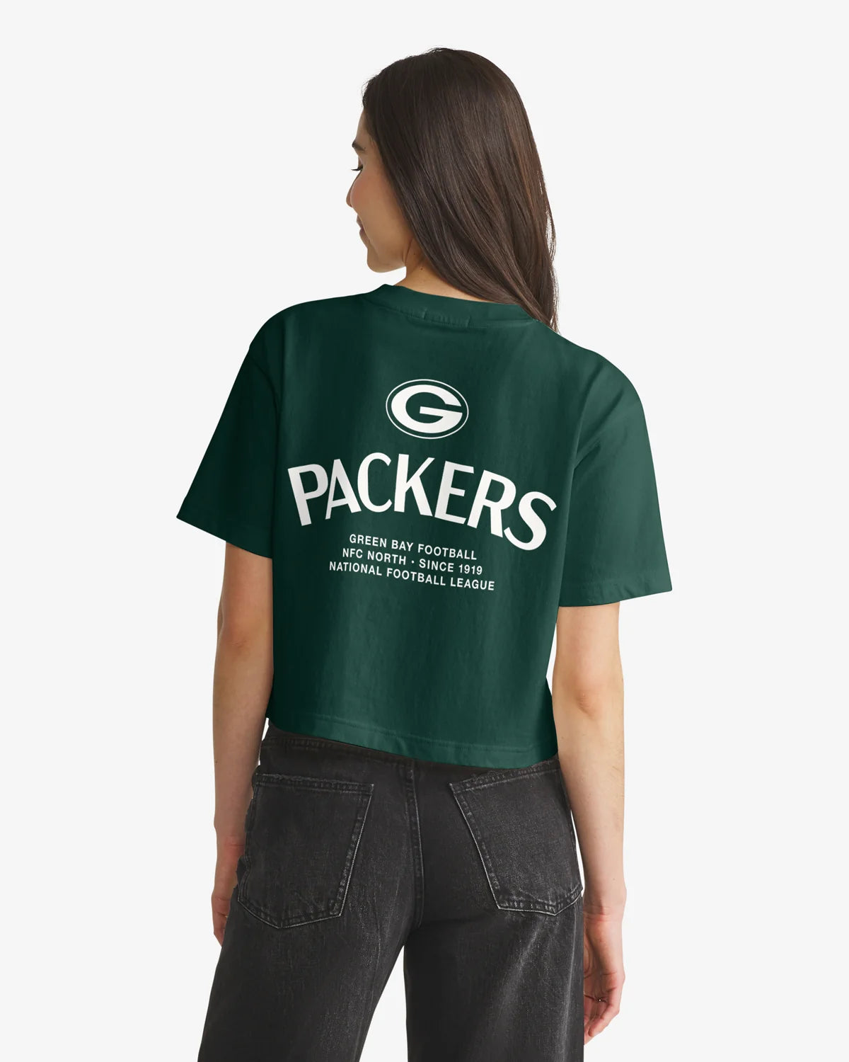 GREEN BAY PACKERS HADRIAN '47 FOUNDATION CROP TEE WOMENS