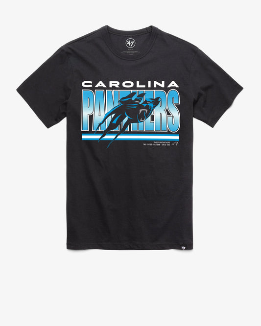 CAROLINA PANTHERS TEAM THUNDER RIP '47 FRANKLIN TEE
