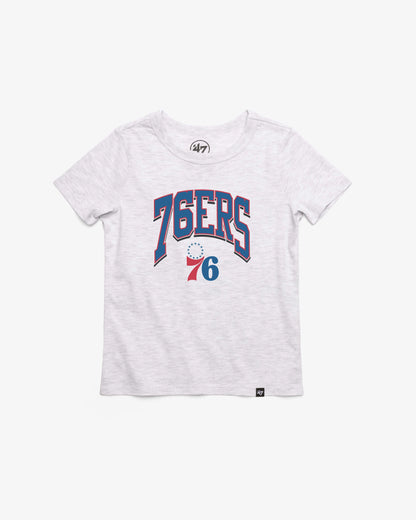 PHILADELPHIA 76ERS WALK TALL '47 KID'S FRANKLIN TEE