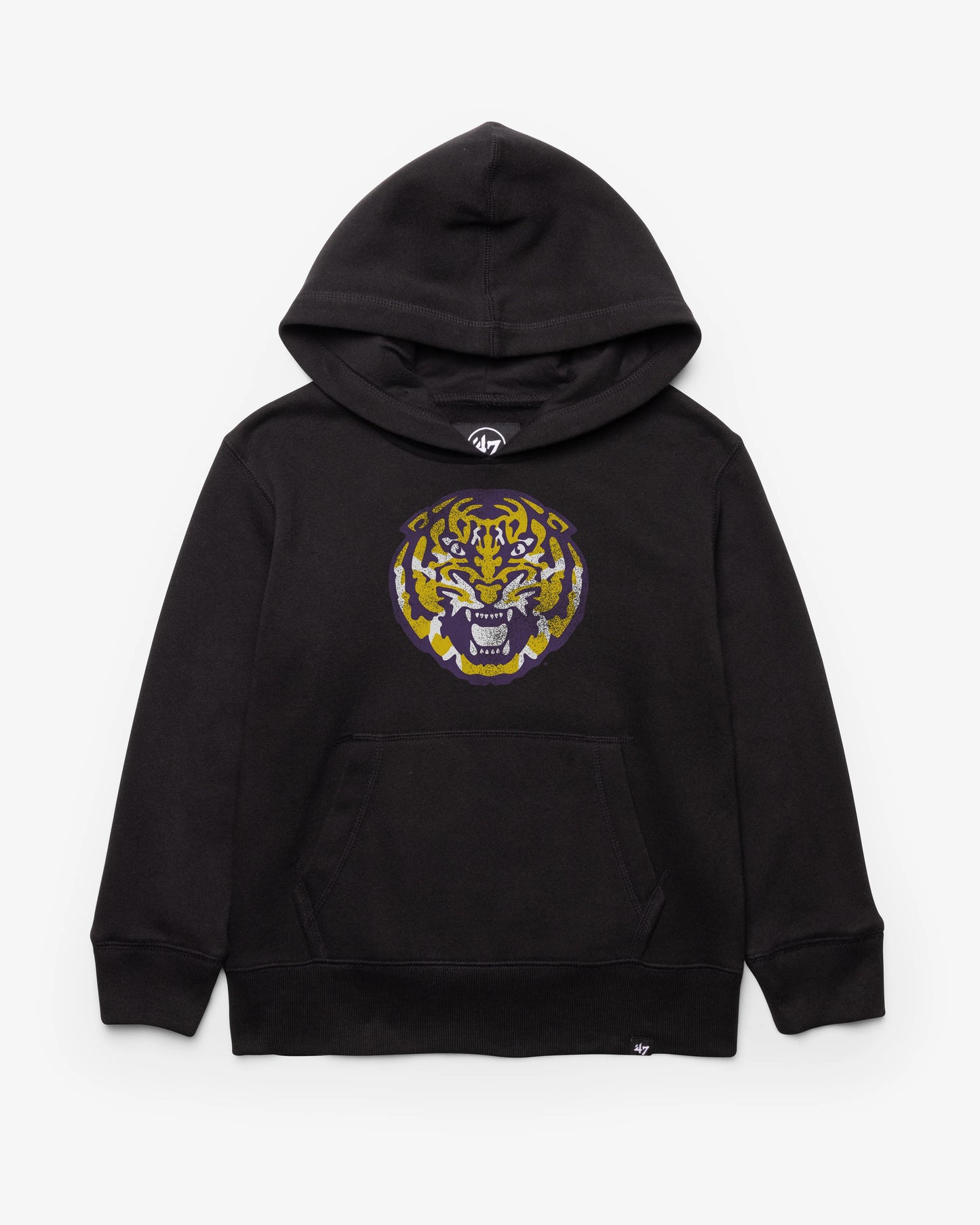 LOUISIANA STATE TIGERS LSU DISTRESSED IMPRINT '47 KID'S HEADLINE HOOD
