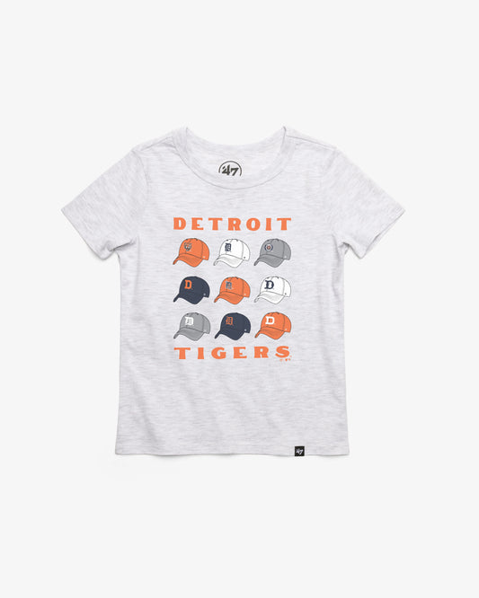 DETROIT TIGERS COOPERSTOWN CAP OFF '47 KID'S FRANKLIN TEE