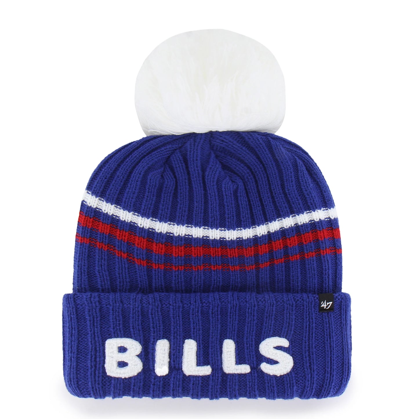BUFFALO BILLS FUZZY SCRIPT '47 WOMEN'S CUFF KNIT