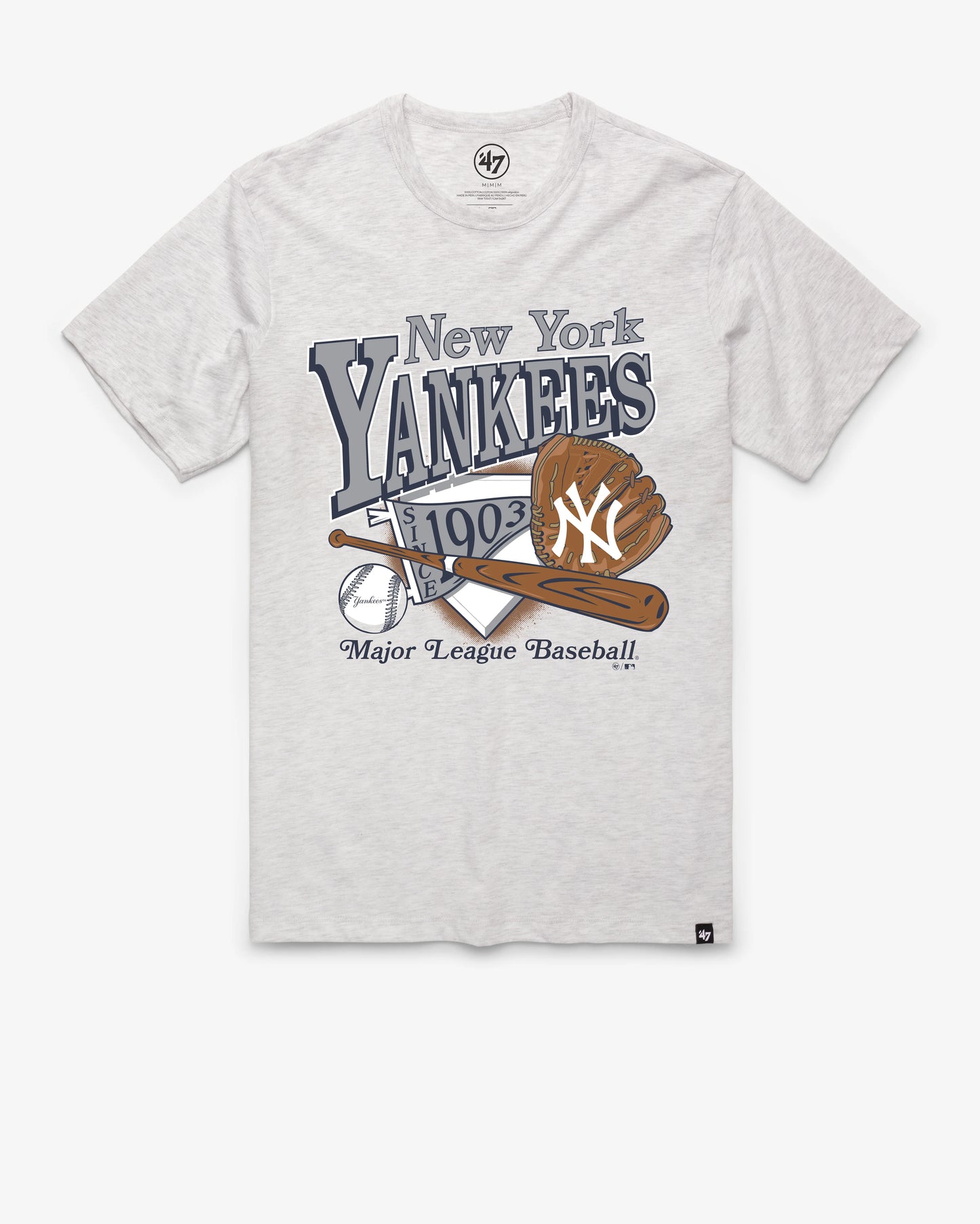NEW YORK YANKEES AT BAT '47 FRANKLIN TEE