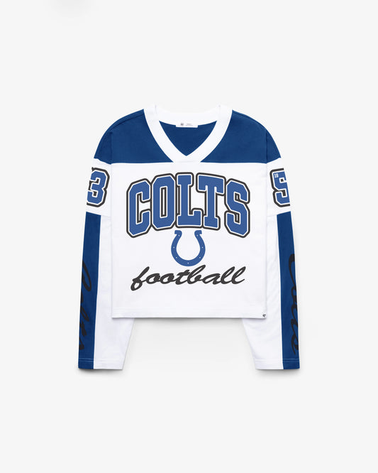INDIANAPOLIS COLTS EXCLAMATION '47 WOMEN'S METRO JERSEY TEE