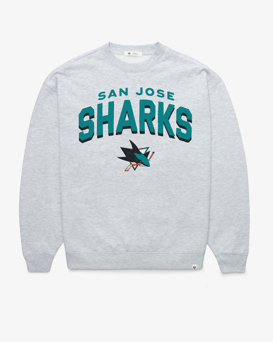 SAN JOSE SHARKS CAMPUS ARCH CLOUD '47 OVERSIZED CREW WOMENS