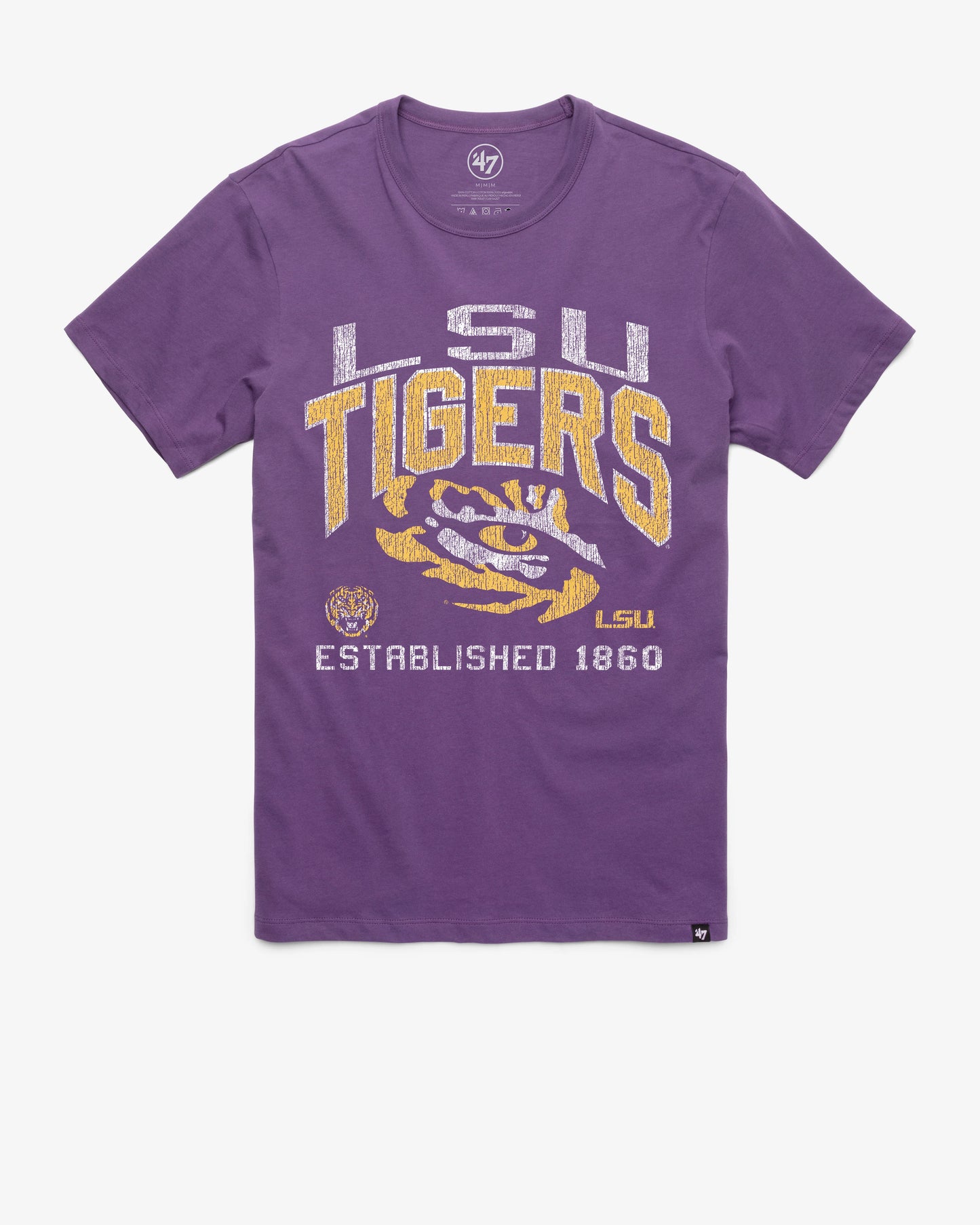 LOUISIANA STATE TIGERS LSU TURNED UP '47 FRANKLIN TEE