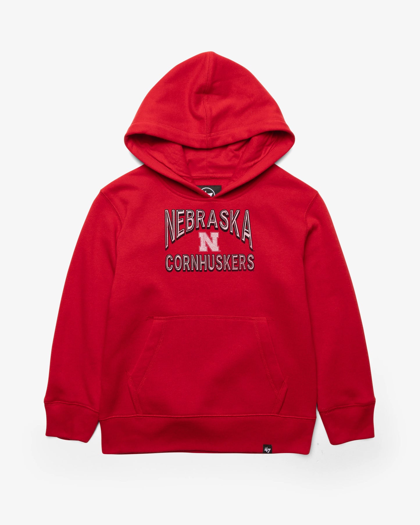 NEBRASKA CORNHUSKERS FAN OUT '47 KID'S HEADLINE HOOD