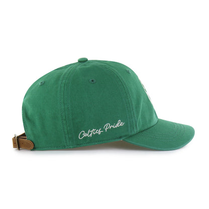 BOSTON CELTICS CHAIN SIDE STITCH '47 CLEAN UP SHORT VISOR
