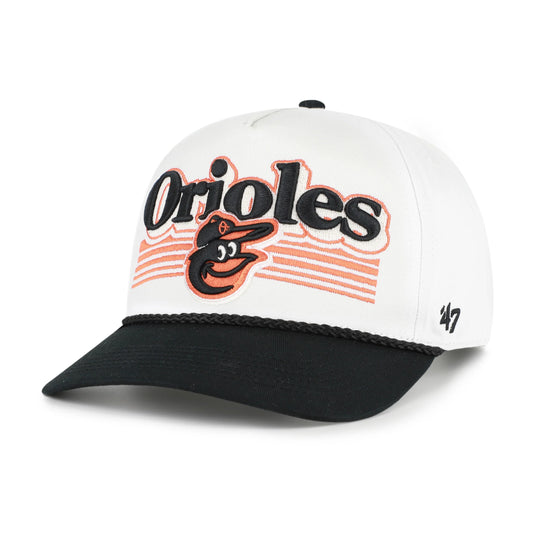 BALTIMORE ORIOLES SCRIPT FADE TWO TONE ROPE '47 HITCH