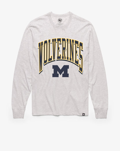 MICHIGAN WOLVERINES WALK TALL '47 FRANKLIN LONG SLEEVE TEE