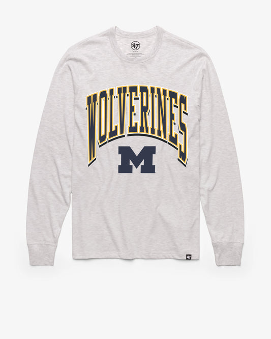 MICHIGAN WOLVERINES WALK TALL '47 FRANKLIN LONG SLEEVE TEE