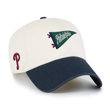 PHILADELPHIA PHILLIES PENNANT CITY '47 CLEAN UP