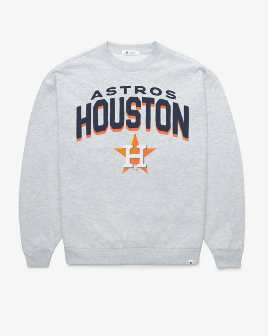 HOUSTON ASTROS CAMPUS ARCH CLOUD '47 OVERSIZED CREW WOMENS