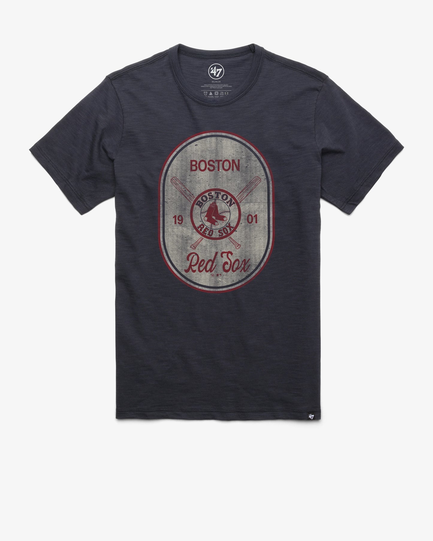 BOSTON RED SOX COOPERSTOWN CROSS PATCH '47 SCRUM TEE