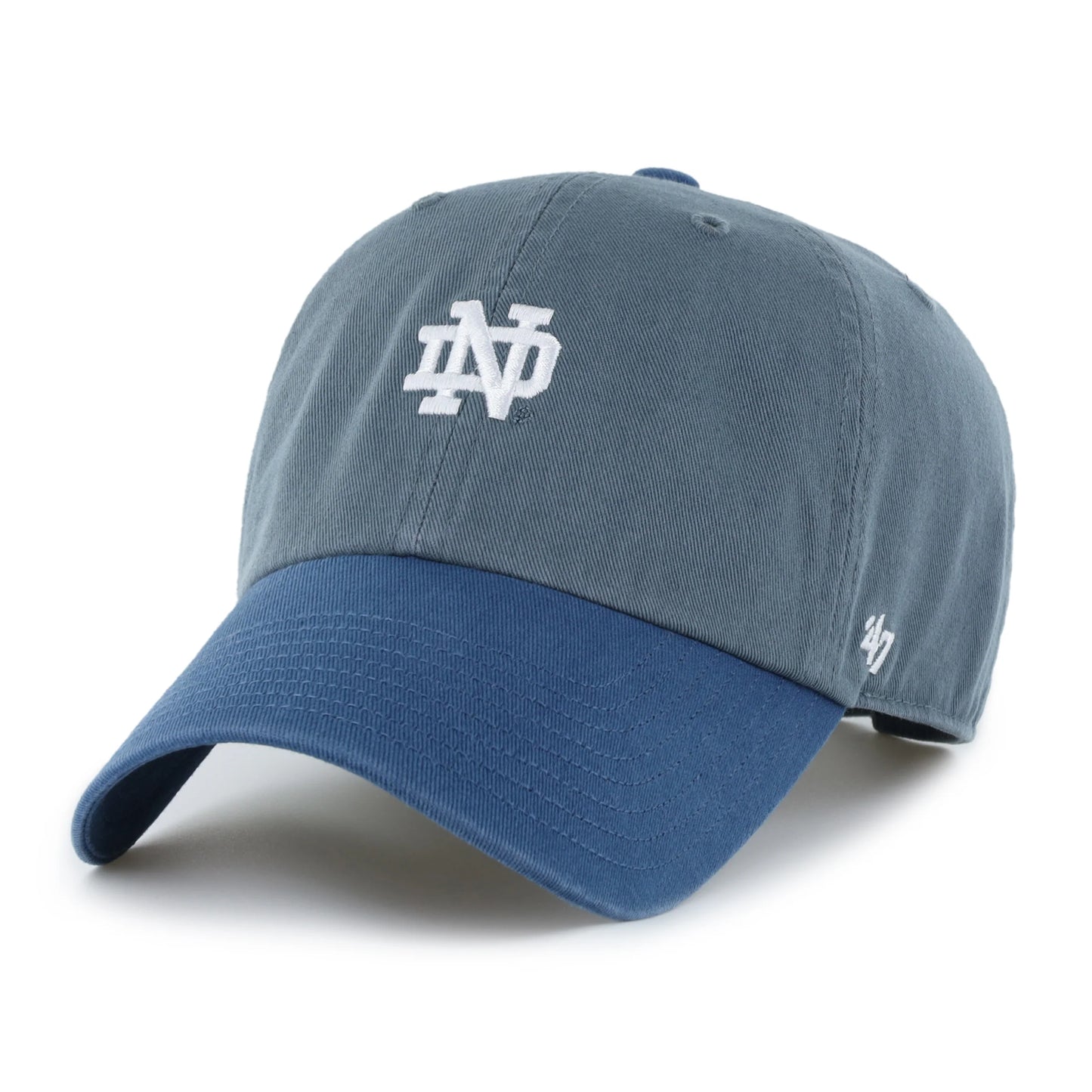 NOTRE DAME FIGHTING IRISH BASE RUNNER TWO TONE '47 CLEAN UP