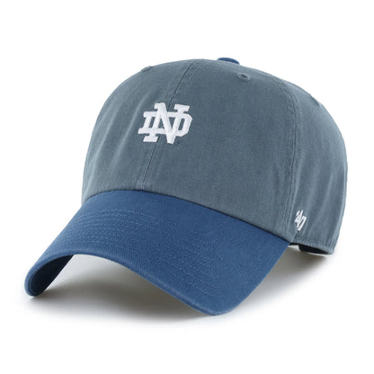 NOTRE DAME FIGHTING IRISH BASE RUNNER TWO TONE '47 CLEAN UP