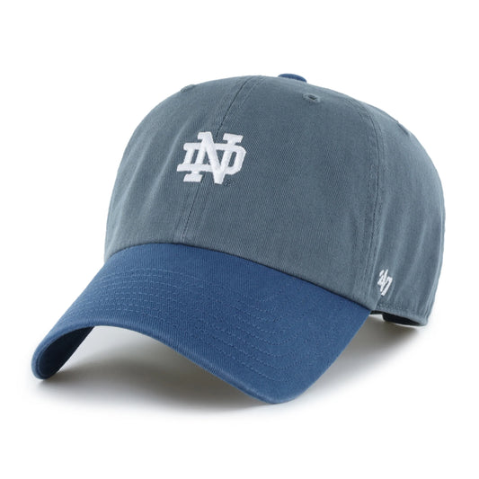 NOTRE DAME FIGHTING IRISH BASE RUNNER TWO TONE '47 CLEAN UP