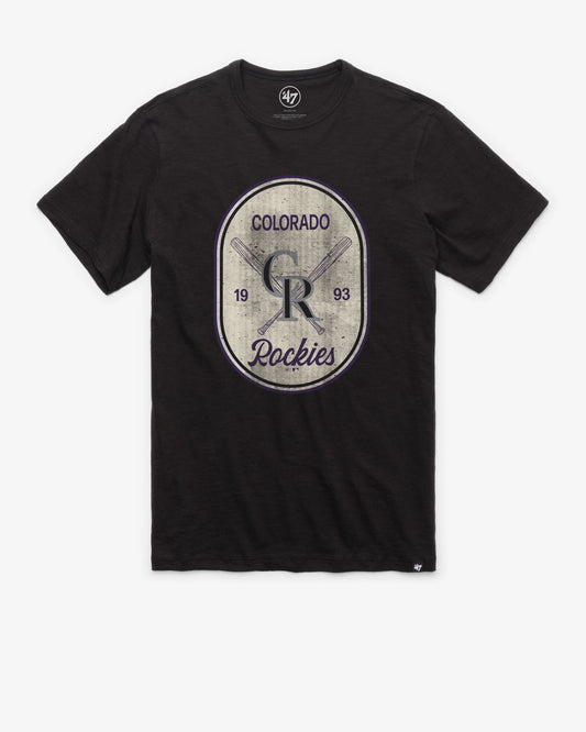 COLORADO ROCKIES COOPERSTOWN CROSS PATCH '47 SCRUM TEE
