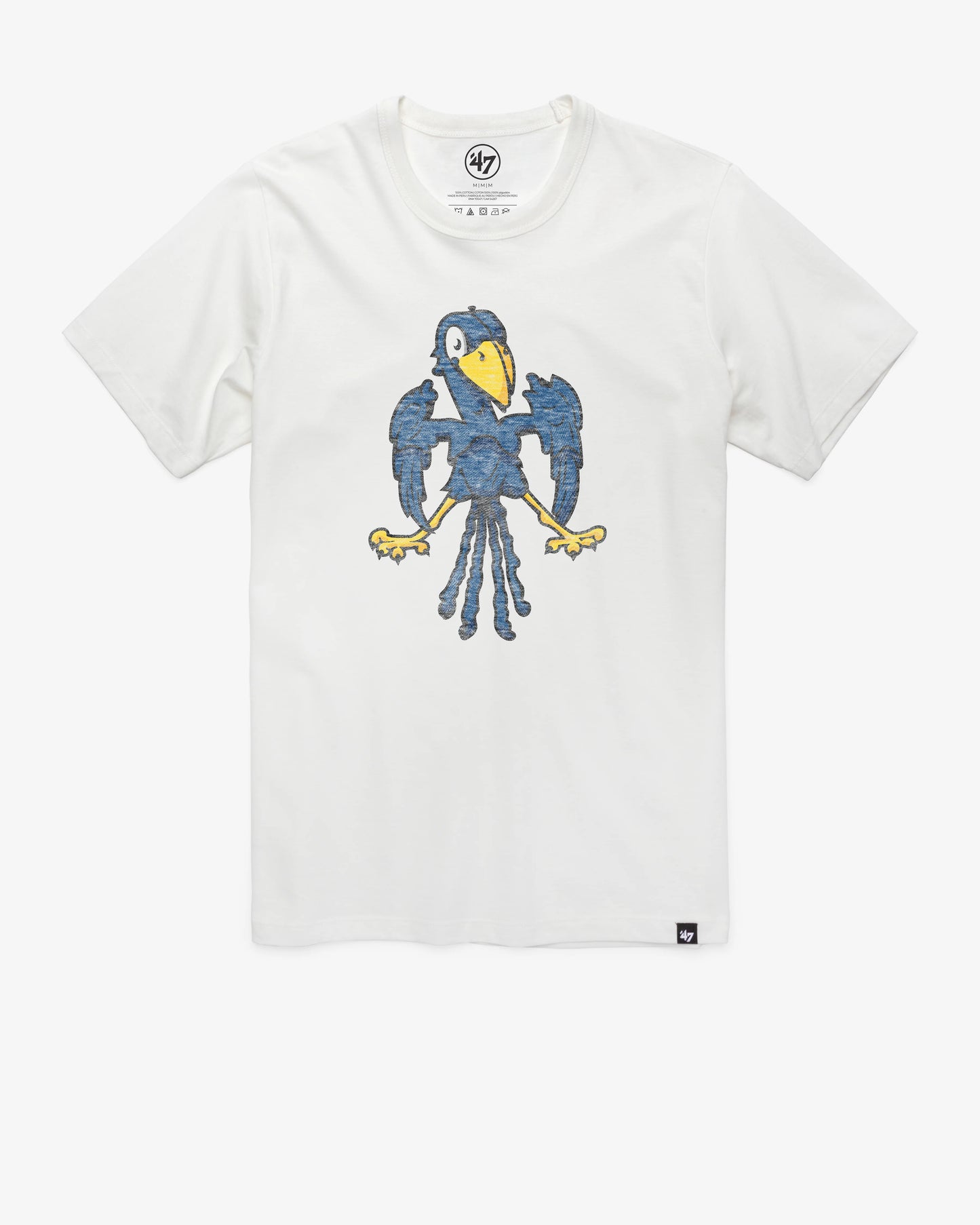 KANSAS JAYHAWKS VINTAGE PREMIER '47 FRANKLIN TEE