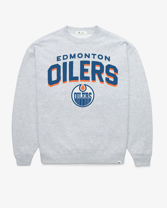 EDMONTON OILERS CAMPUS ARCH CLOUD '47 OVERSIZED CREW WOMENS