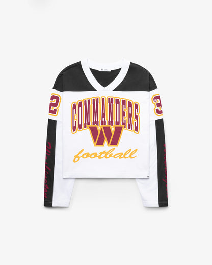 WASHINGTON COMMANDERS EXCLAMATION '47 WOMEN'S METRO JERSEY TEE