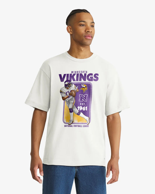 MINNESOTA VIKINGS PLAYBRUSH '47 FOUNDATION TEE