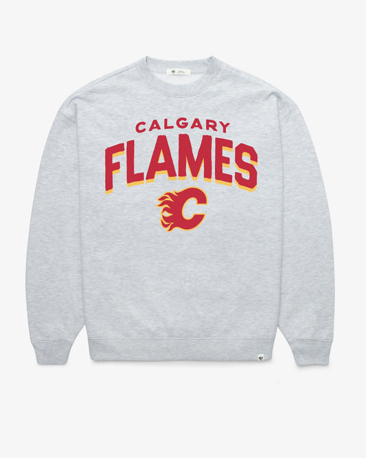 CALGARY FLAMES CAMPUS ARCH CLOUD '47 OVERSIZED CREW WOMENS