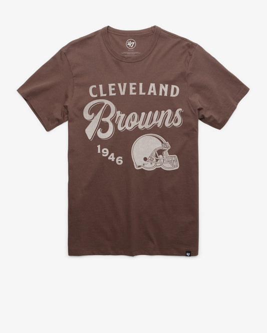 CLEVELAND BROWNS SCRIPT '47 FRANKLIN TEE