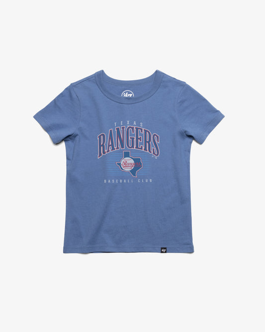 TEXAS RANGERS COOPERSTOWN DOUBLE HEADER '47 KID'S FRANKLIN TEE
