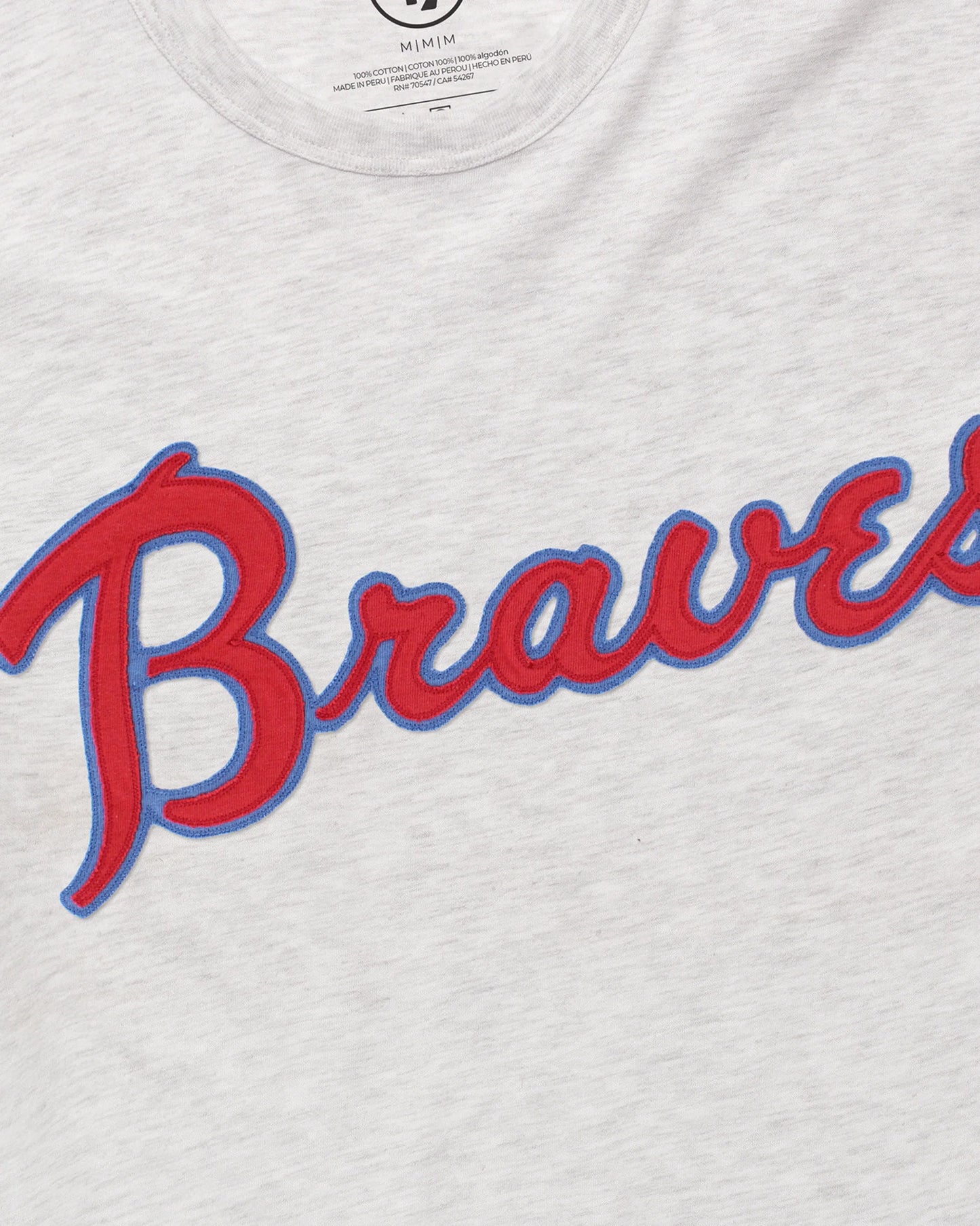 ATLANTA BRAVES COOPERSTOWN FRANKLIN '47 FIELDHOUSE TEE