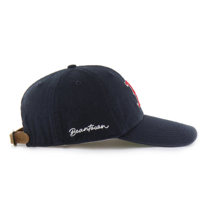 BOSTON RED SOX CHAIN SIDE STITCH '47 CLEAN UP LONG VISOR