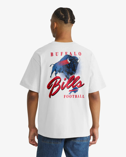 BUFFALO BILLS BACKER SCRIPT ILLUSTRATED '47 FOUNDATION TEE